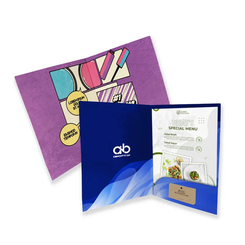 A4 Full Colour Presentation Folder – Misc Print – available in multi colour