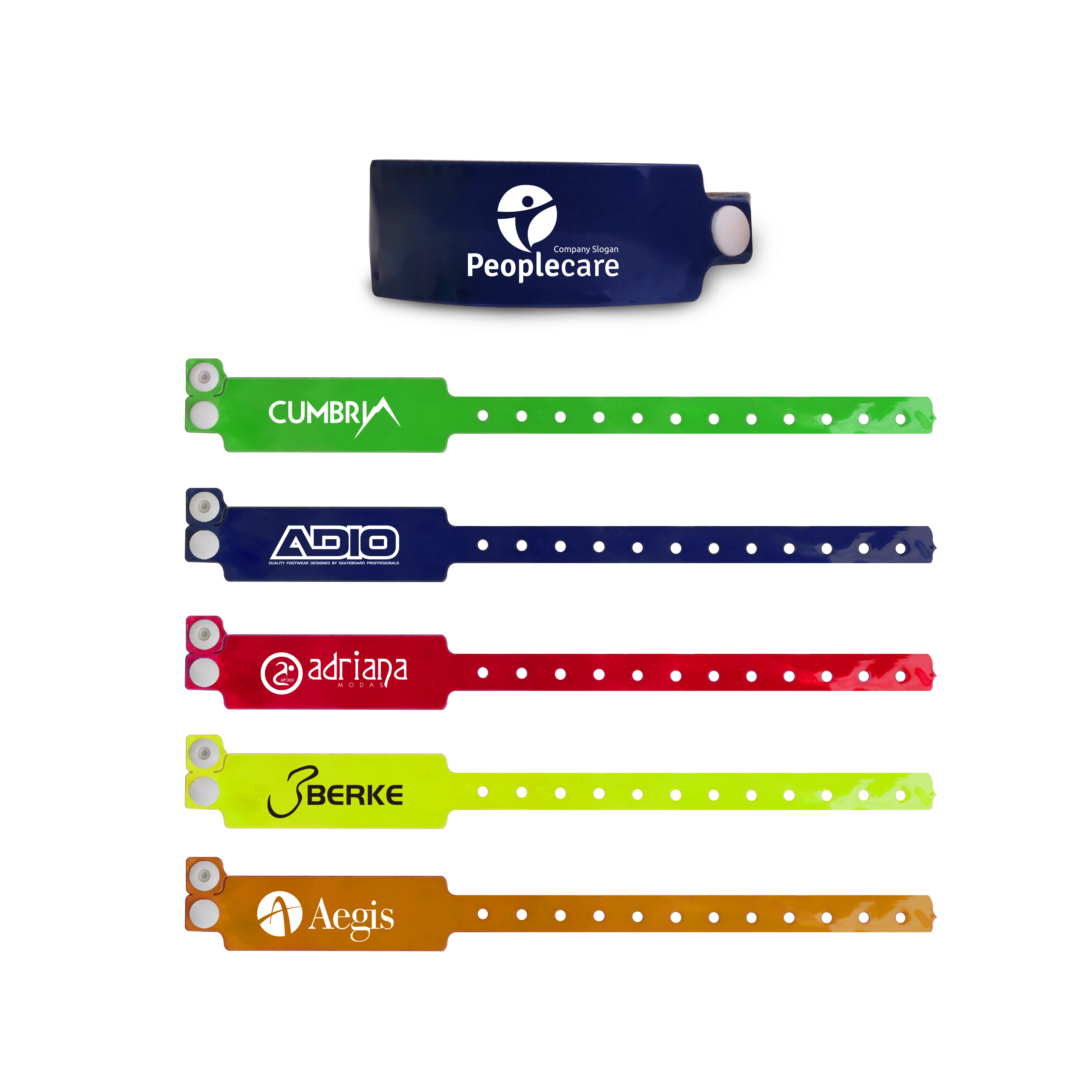 Disposable Reflective PVC Wristband