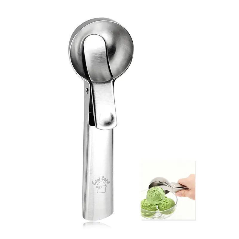 Easy Release Ice Cream Scoop – Misc Homeware – available in silver colour