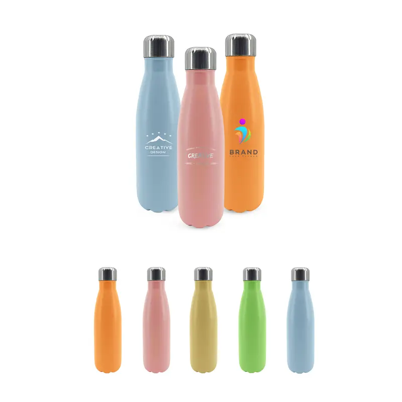 460ML RSC Double-wall Recycled Stainless Steel Vacuum Bottle – Drink Bottles – available in multi colour