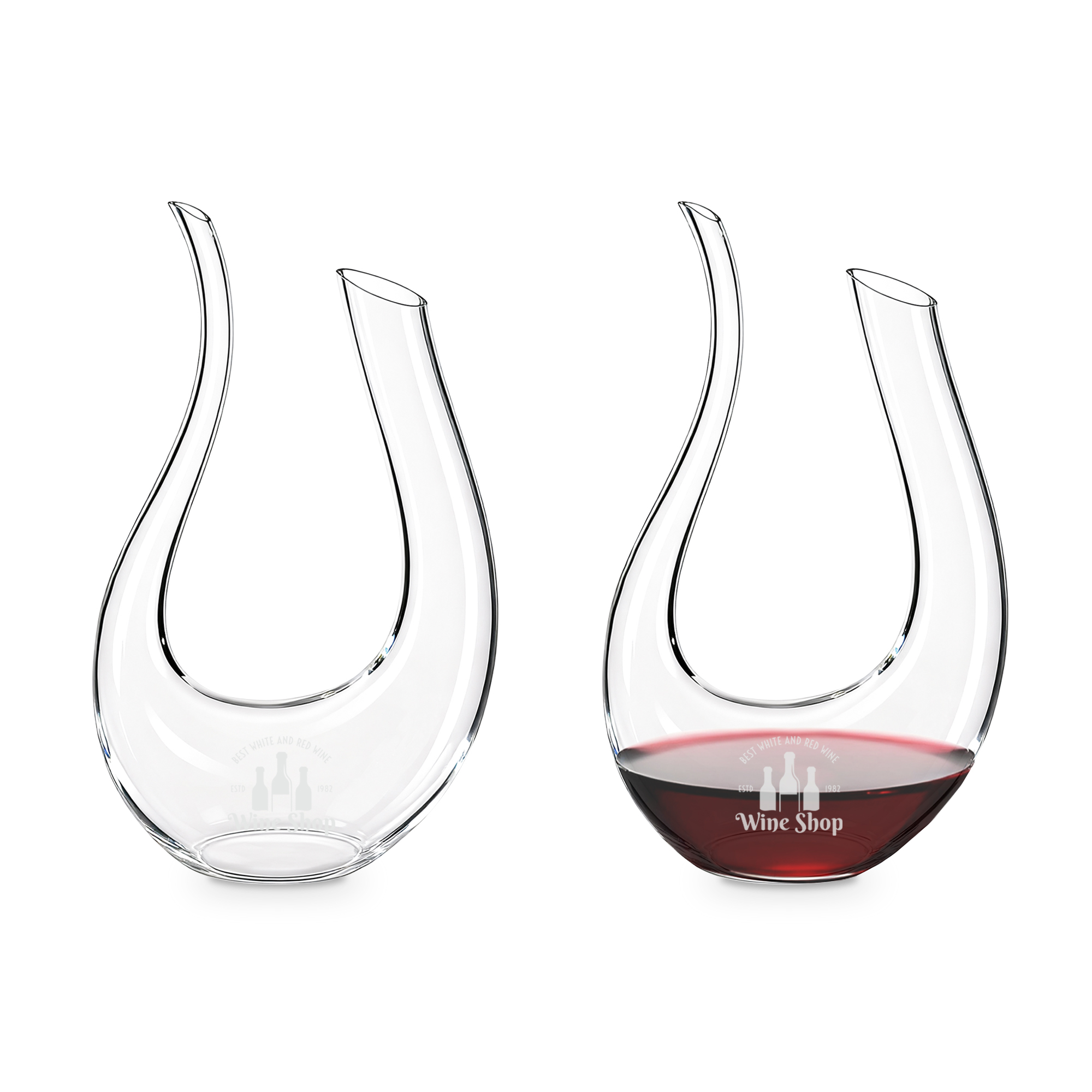 U-Shaped Wine Decanter