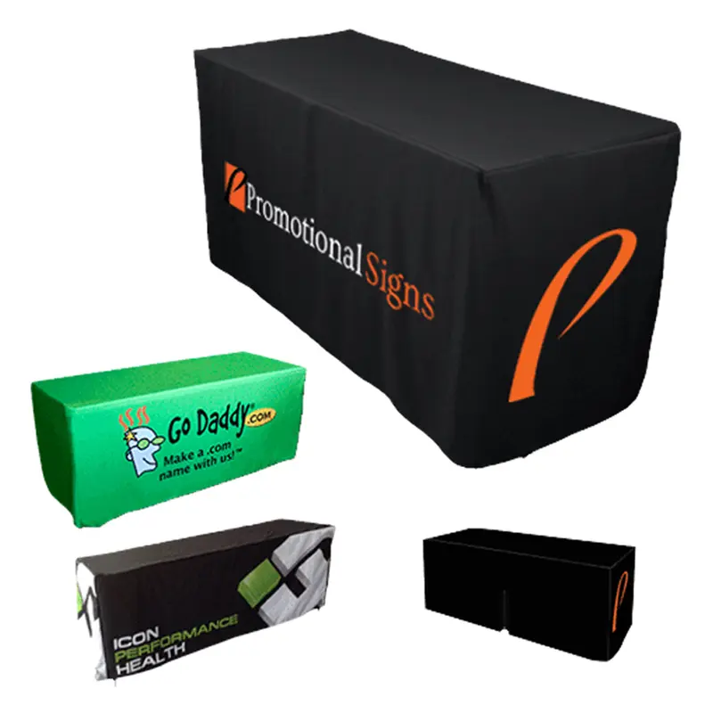 Fitted Table Cloth with Zipper Back * 8ft – Table Covers – available in multi colour