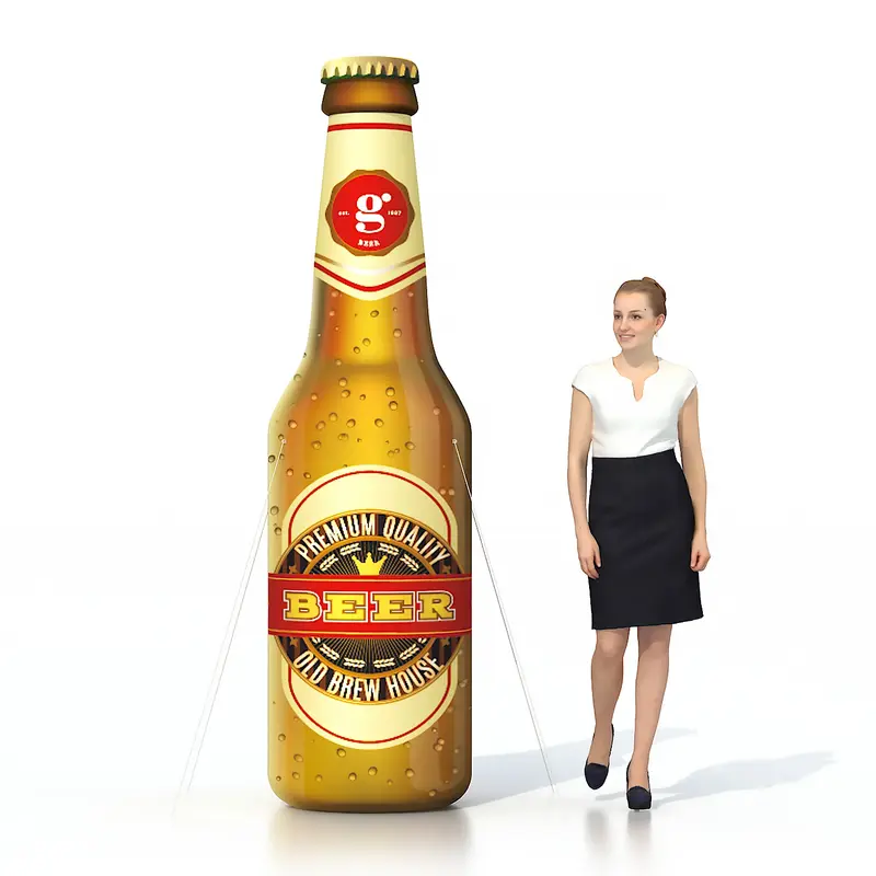 Inflatable Beer Bottle – Misc Outdoors – available in multi colour