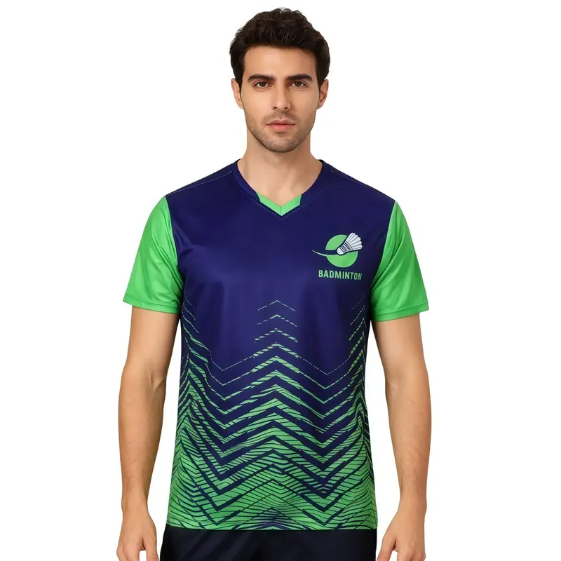 Unisex Adults 100% Polyester Sublimated Insert Collar T-shirt – T Shirts – available in multi colour