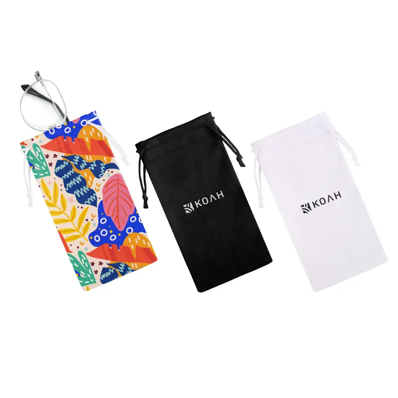RPET Lens Pouch – Misc Bags – available in black, multi, white colours