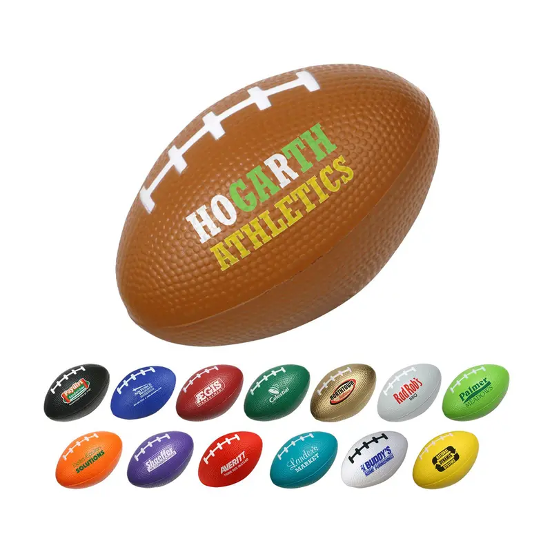 American Football Shape Stress Reliever – Stress Shapes – available in multi colour