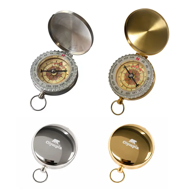 Luminous Compass – Misc Outdoors – available in gold, silver colours