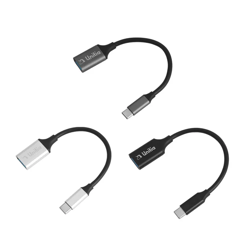 USB 3.0 to USB C OTG Adapter – Tech Accessories – available in black, grey, silver colours