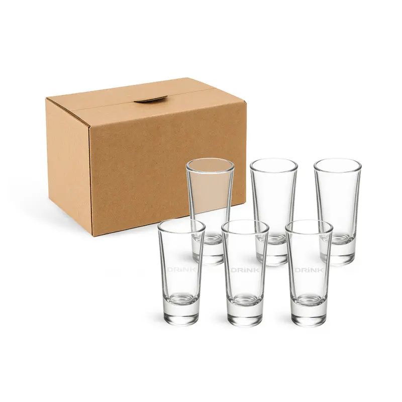 60ml Shot Glass (6 pcs) – Glassware – available in white colour