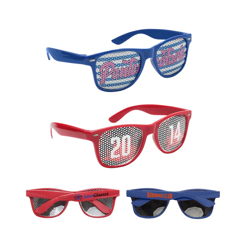 Pinhole Sticker Party Glasses – Sunglasses – available in multi colour
