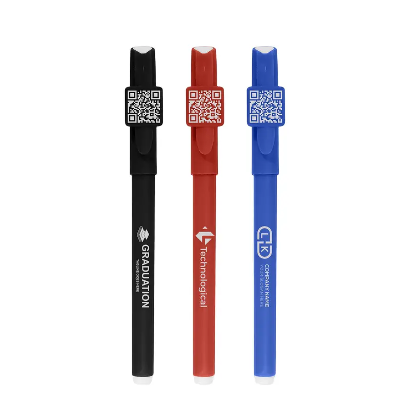 QR Code Pen – Plastic Pens – available in black, blue, red colours