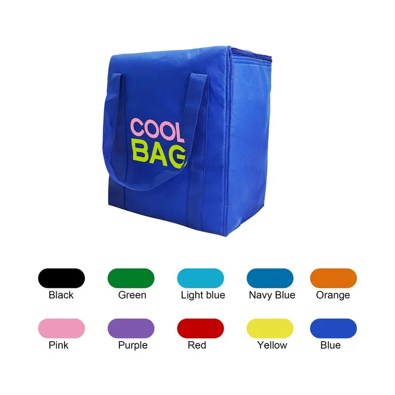 90 gsm Non Woven Cooler Bag – Cooler Bags – available in black, blue, green, orange colours and 4 more