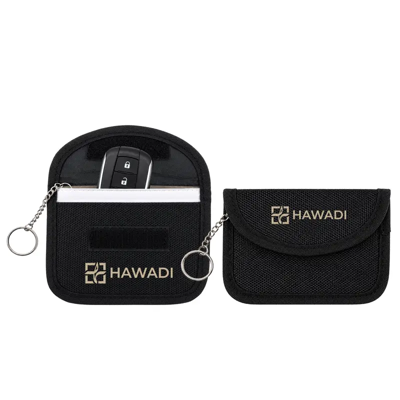Faraday RFID Blocking Key Pouch – Misc Tech – available in black colour