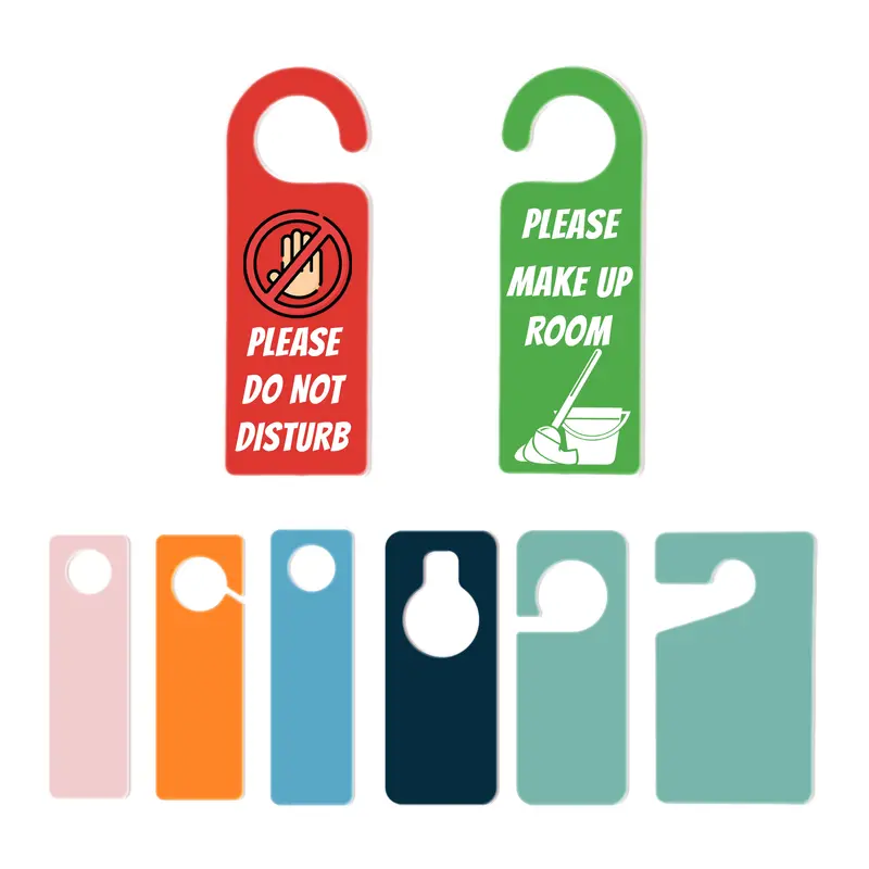 Custom Shape Acrylic Door Hanger – Keyrings – available in multi colour