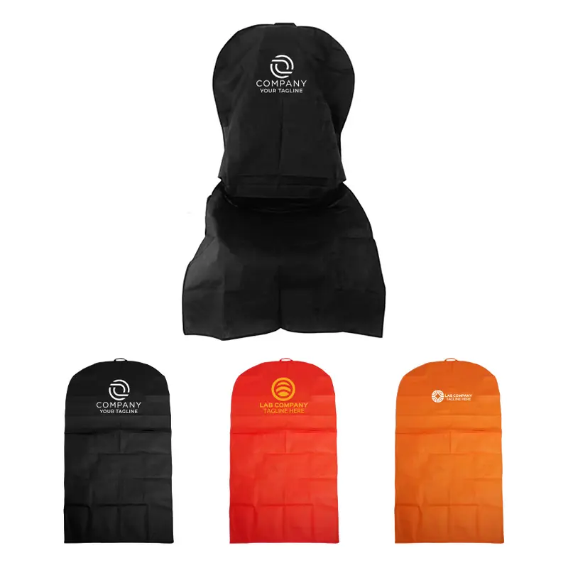Non-woven Car Seat Cover – Table Covers – available in black, orange, red colours