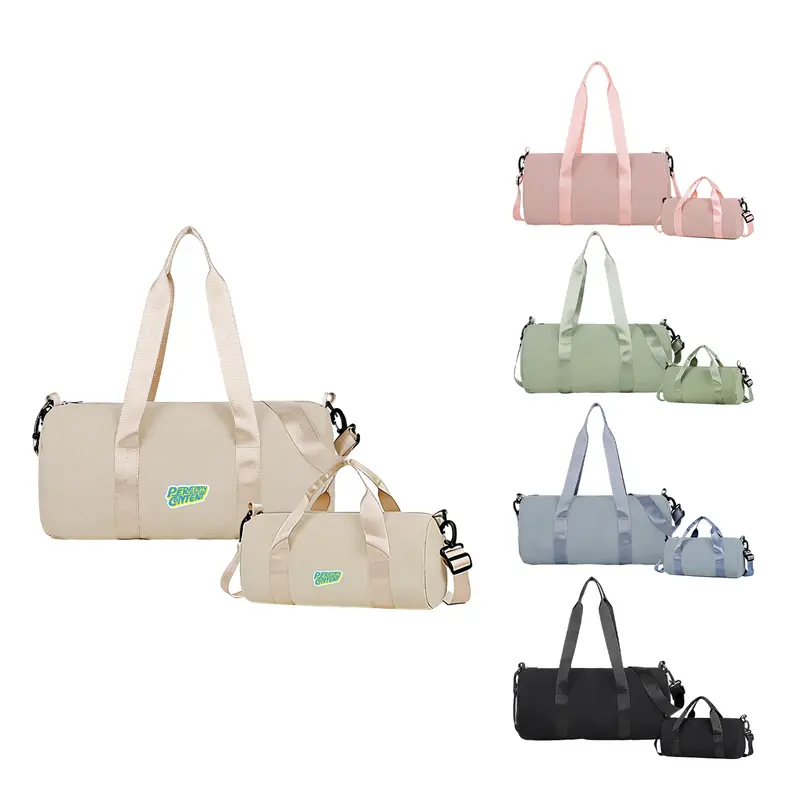 Bucket Duffle Bag With Wide Straps – Duffle/Sports Bags – available in beige, black, blue, green colours and 1 more