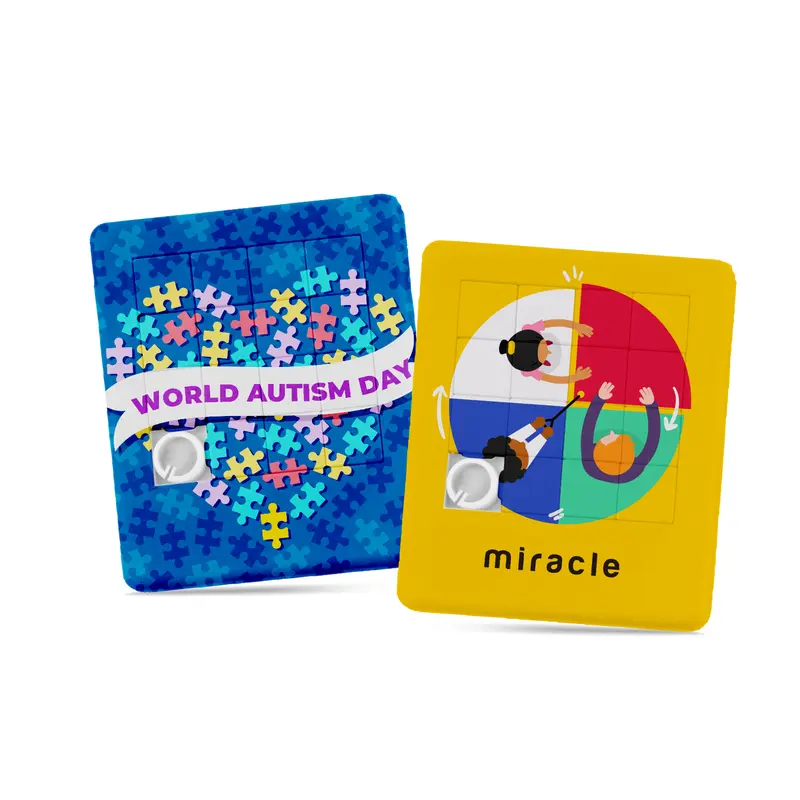 Sliding Puzzle – Puzzles – available in white colour
