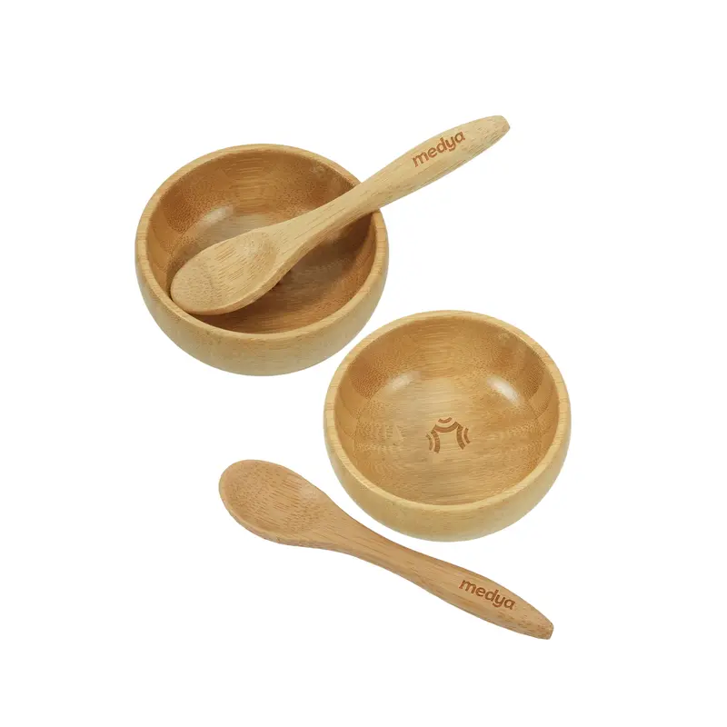 Bamboo Facial Mask Bowl Set – Misc Homeware – available in brown colour