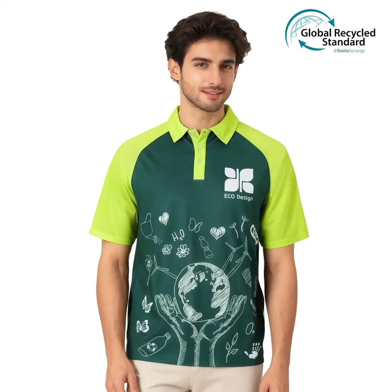 Unisex Adults RPET Sublimated Raglan POLO – Polo Shirts