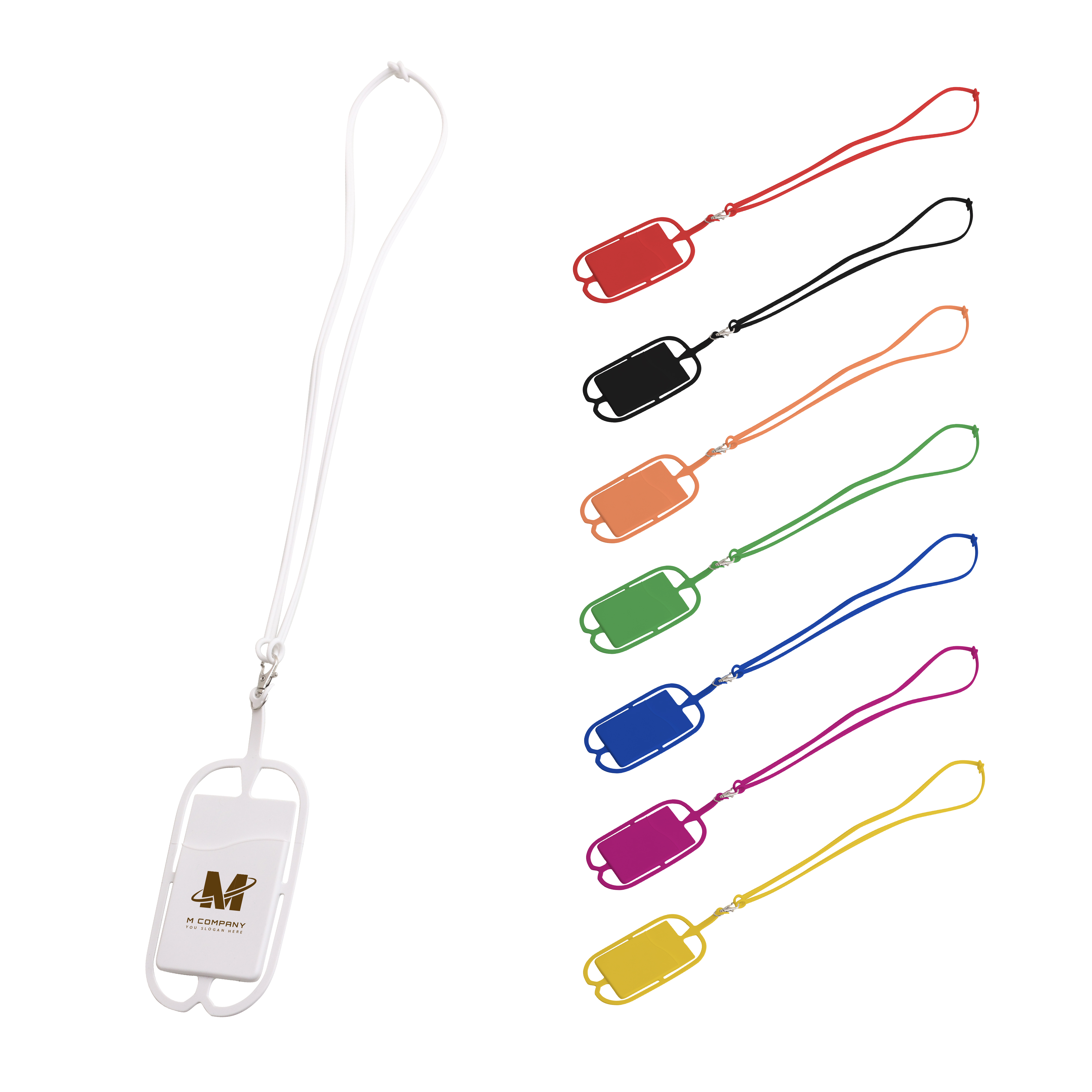 Phone Holder with Silicone Lanyard