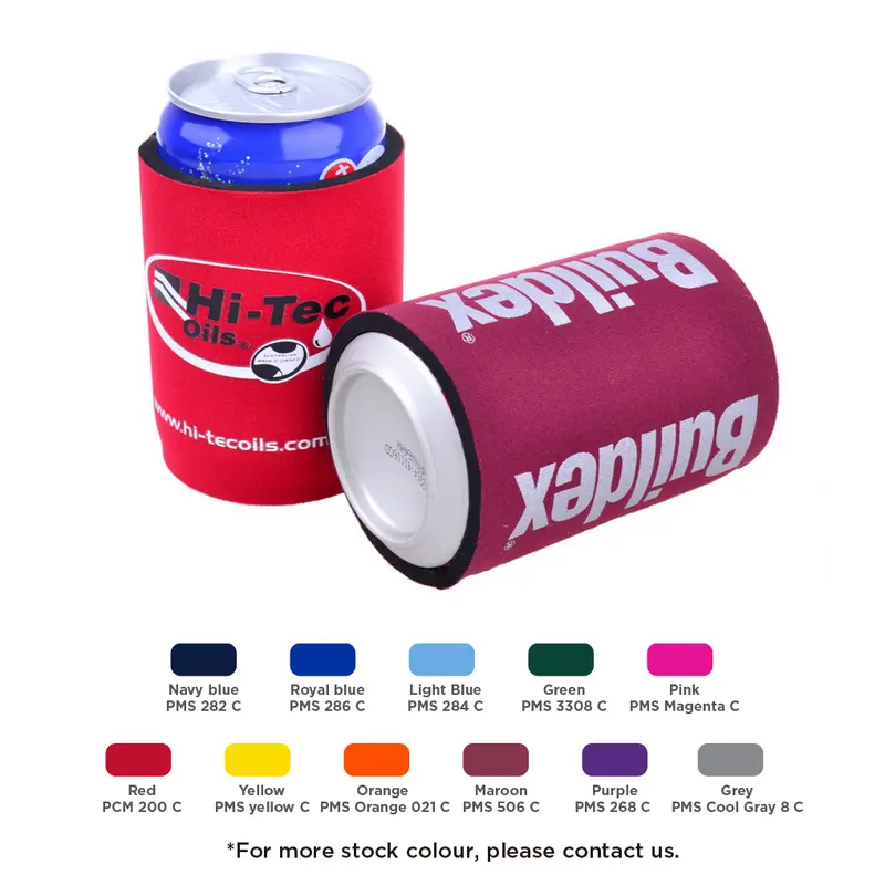 Baseless Stubby Holder – Stubby Holders – available in blue, green, grey, orange colours and 4 more