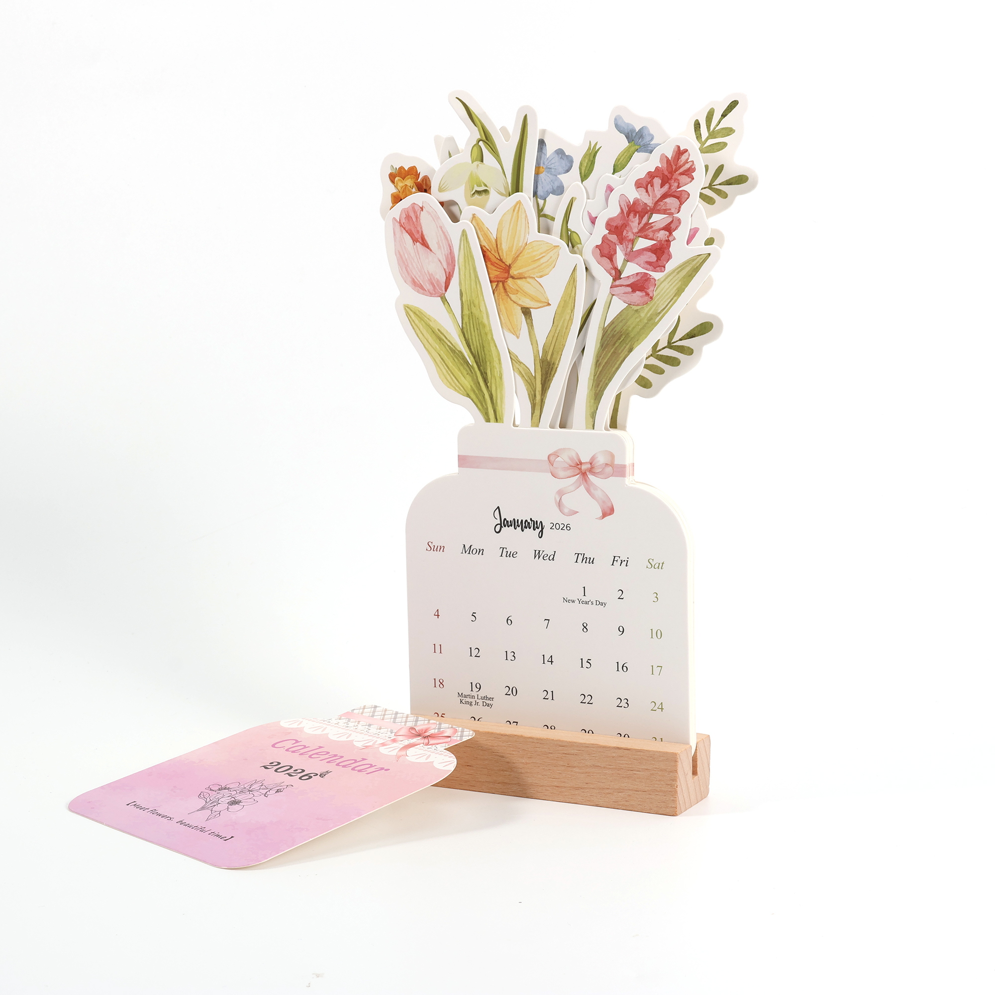 Flowers Desk Calendar