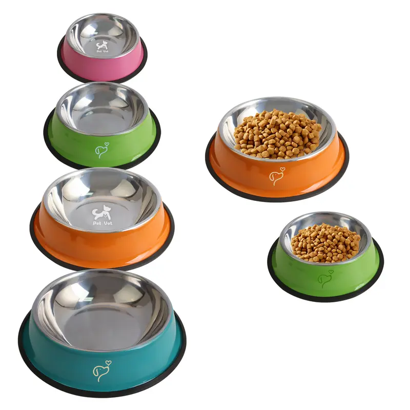 Pet Feeding Bowl – Pet Accessories – available in blue, green, orange, pink colours and 1 more