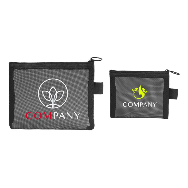 Nylon Mesh Flat Cosmetic Bag – Toiletry Bags