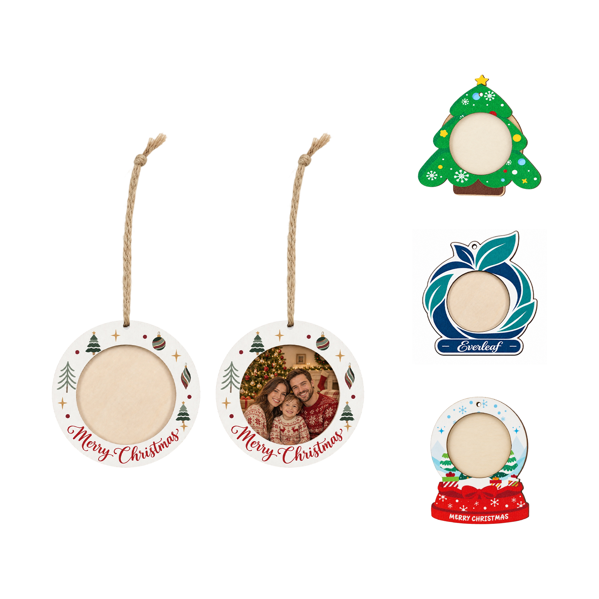 Custom Shape Wooden Ornament