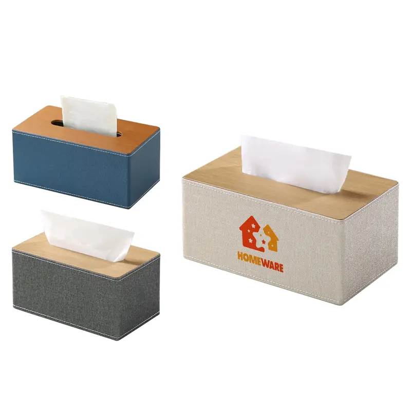 Large Tissue Box – Misc Print – available in beige, blue, grey colours