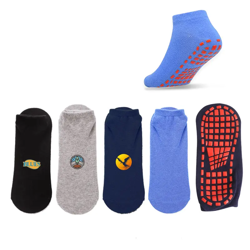Low Cut Gripper Socks – Socks – available in black, blue, grey colours