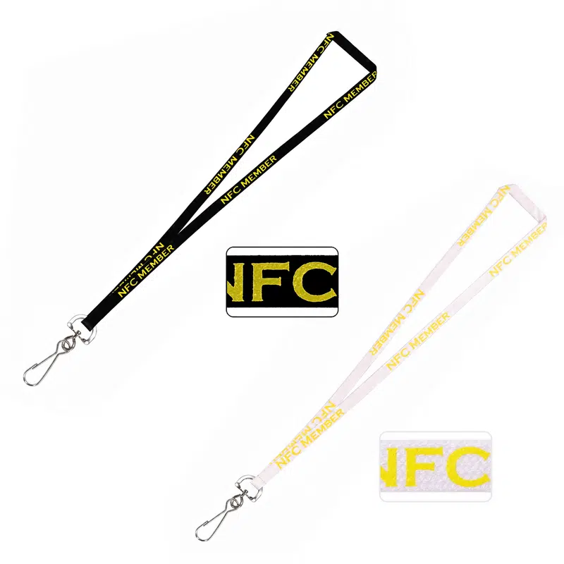 Bamboo Bootlace Lanyard – Lanyards – available in black, white colours