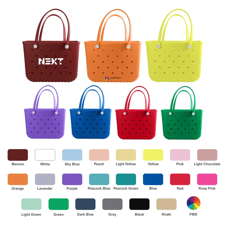 EVA Holes Beach Bag – Misc Bags – available in blue, green, multi, orange colours and 3 more
