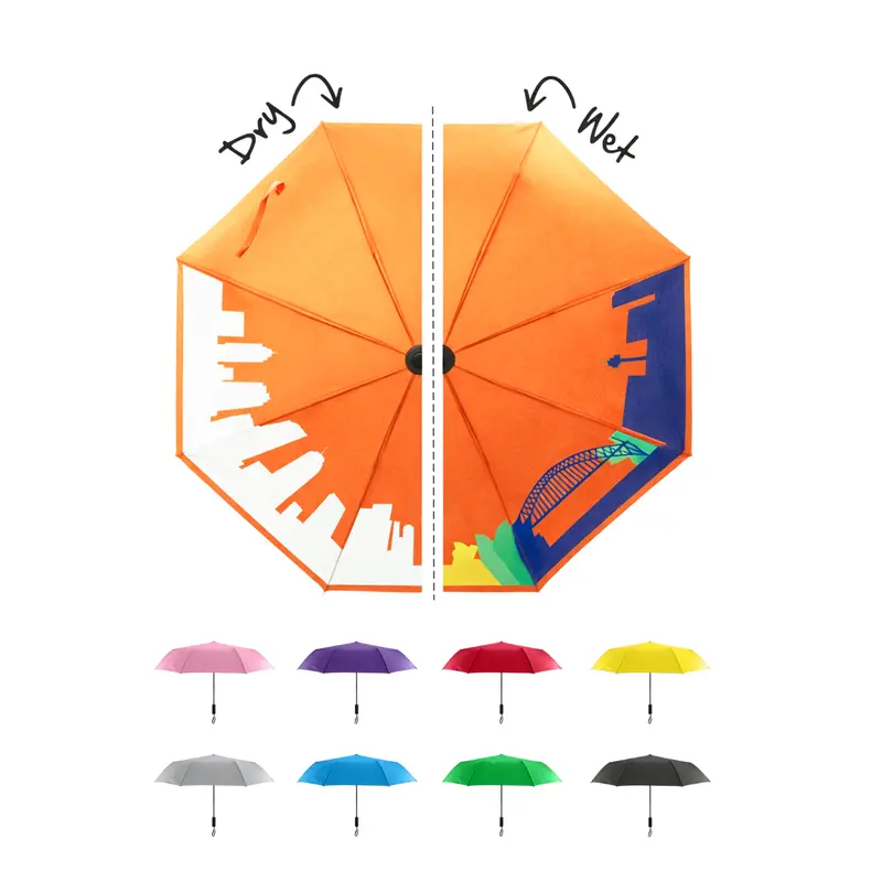 23'' Colour Changing Umbrella – Umbrellas – available in blue, orange colours