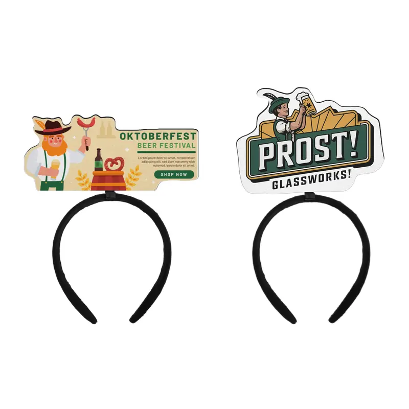 Custom Foam Topper Headband – Misc Headwear – available in black colour