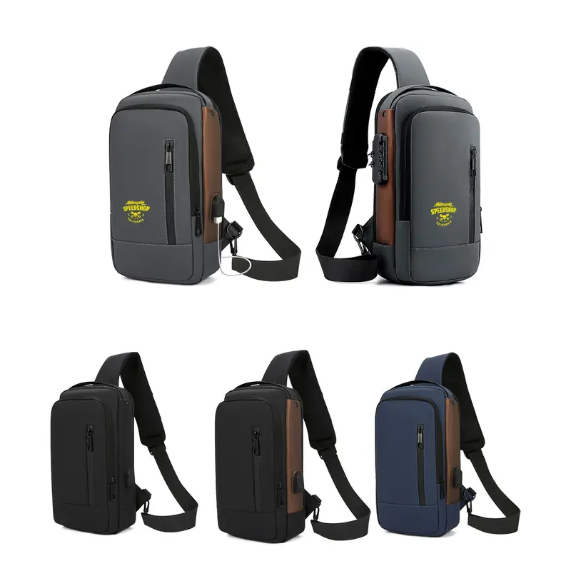 Anti-Theft Sling Bag – Misc Bags – available in black, blue, brown, grey colours