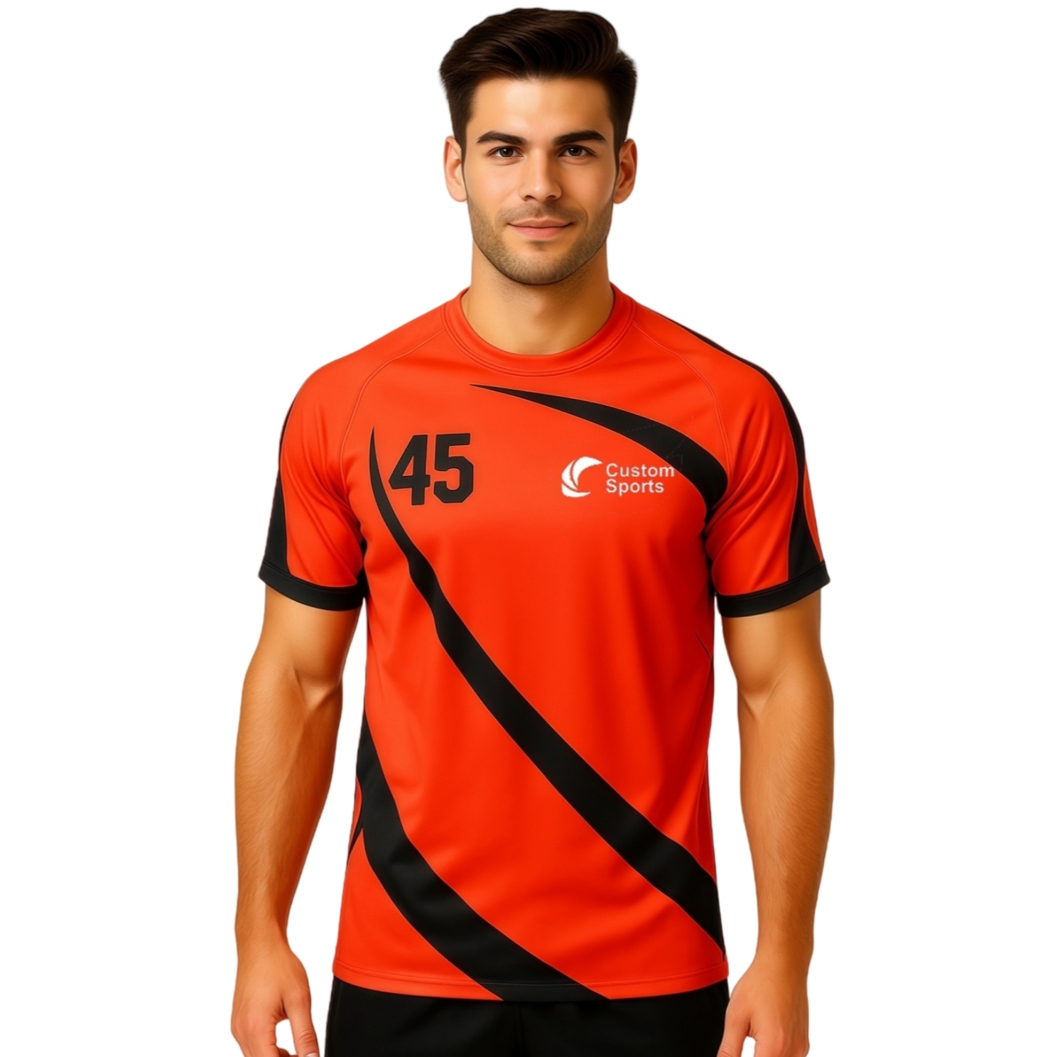 100% Polyester Micro Mesh Sublimated Crew Neck Raglan Sport Tee Shirt