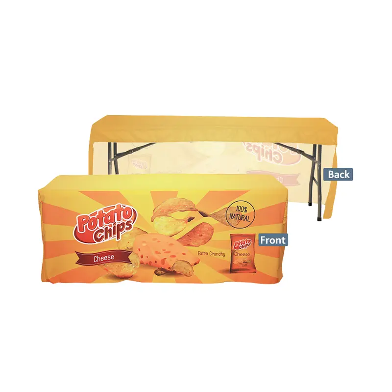 3-Side Fitted Table Cloth * 6ft – Table Covers – available in multi colour