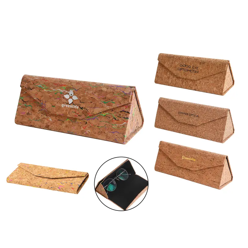 Foldable Cork Glasses Case – Misc Outdoors – available in brown colour