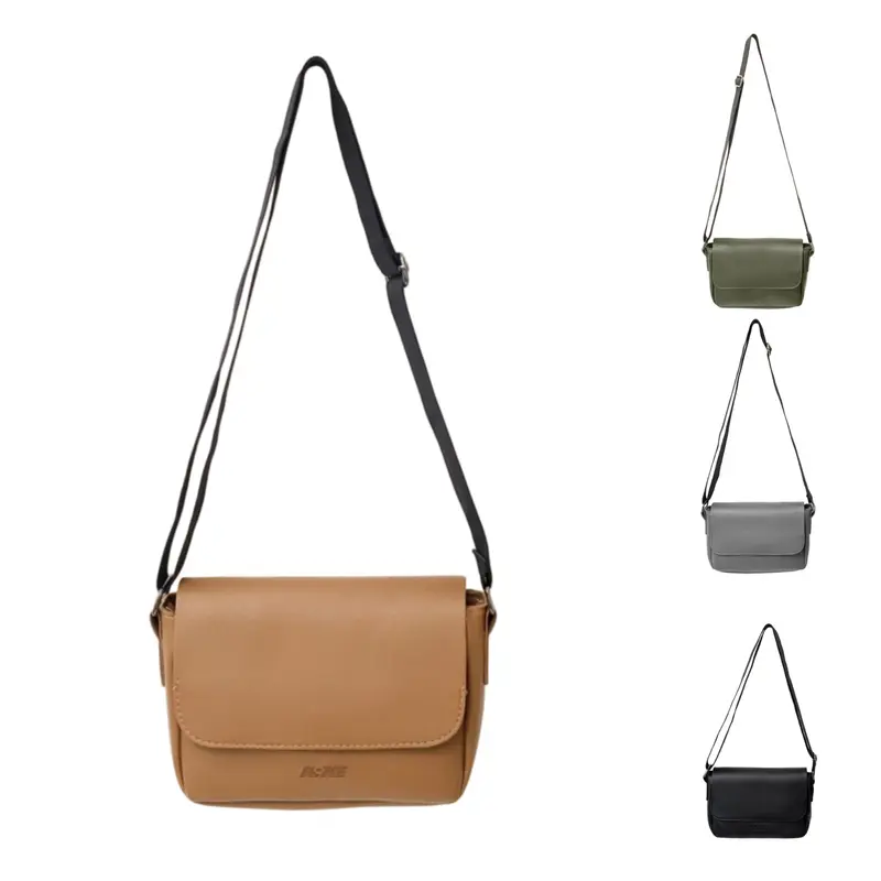 Polyurethane Shoulder Bag – Misc Bags – available in beige, black, green, grey colours