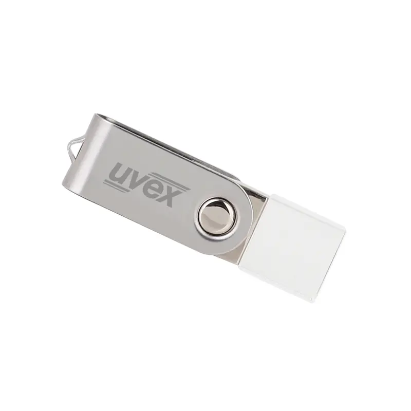 Mini Swivel Crystal Flash Drive – USB Drives – available in green, red, silver, white colours