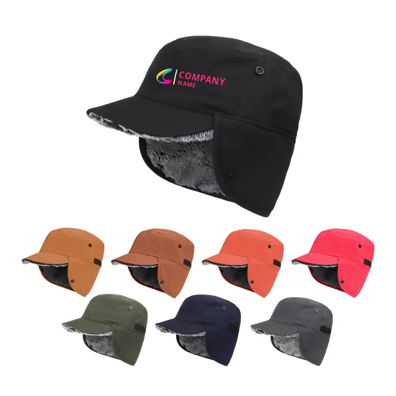 Thickened Earflap Hat – Misc Headwear – available in black, blue, brown, green colours and 2 more