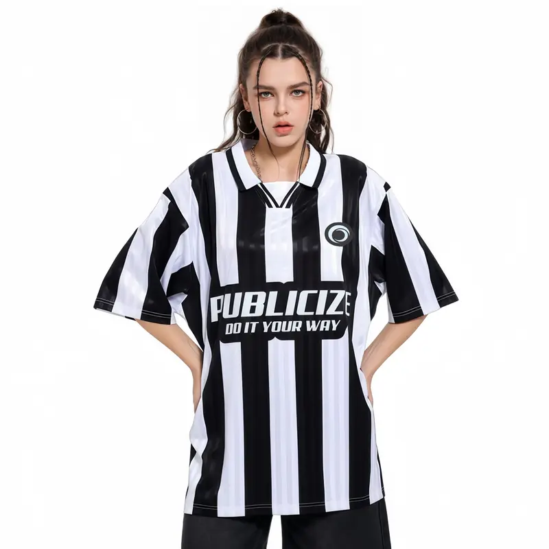 100% Polyester Unisex Sublimation Loose Retro POLO Jersey – T Shirts – available in multi colour