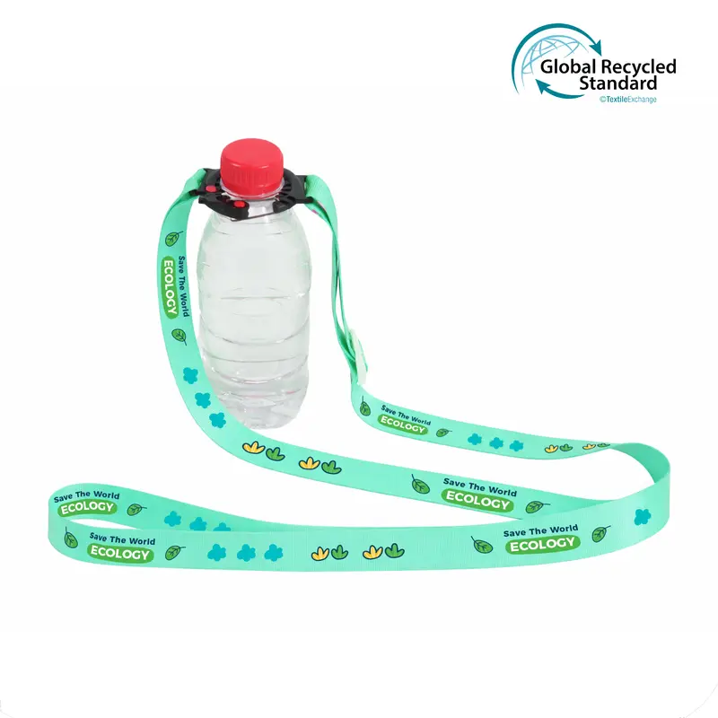 RPET Water Bottle Lanyard – Lanyards – available in multi colour
