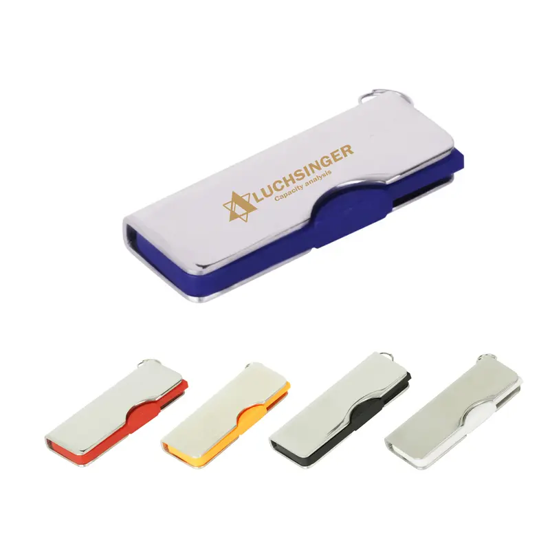 Alloy Case Swivel Flash Dive – USB Drives – available in black, blue, red, white colours and 1 more