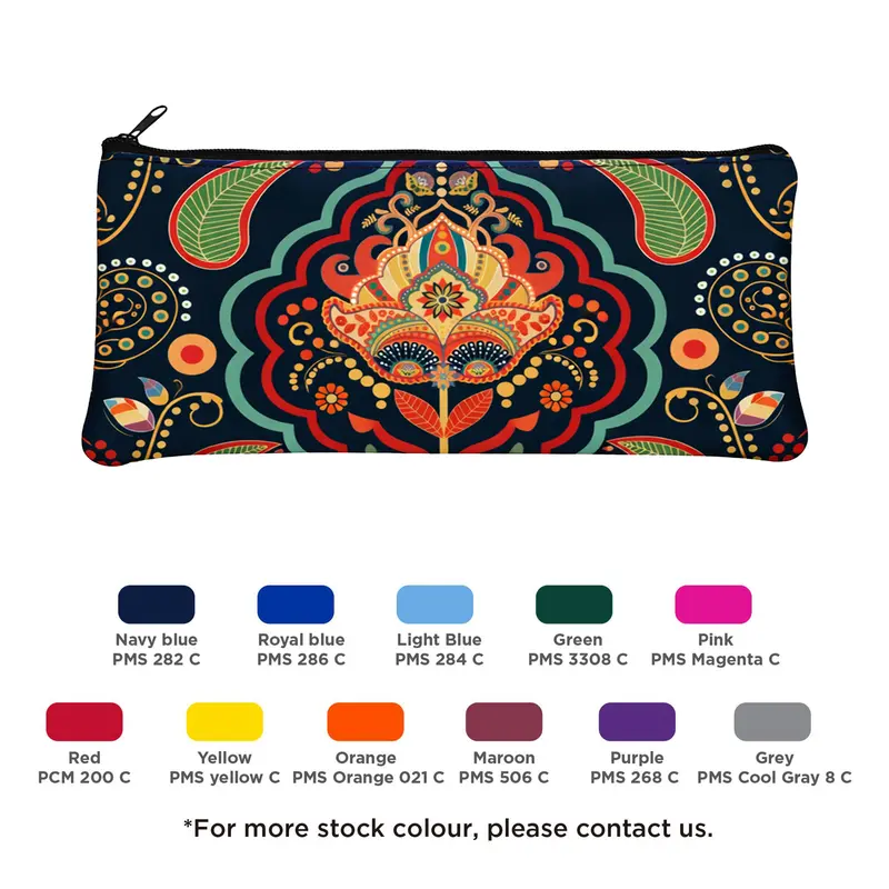 Neoprene Pencil Case – Pencil Cases – available in multi colour