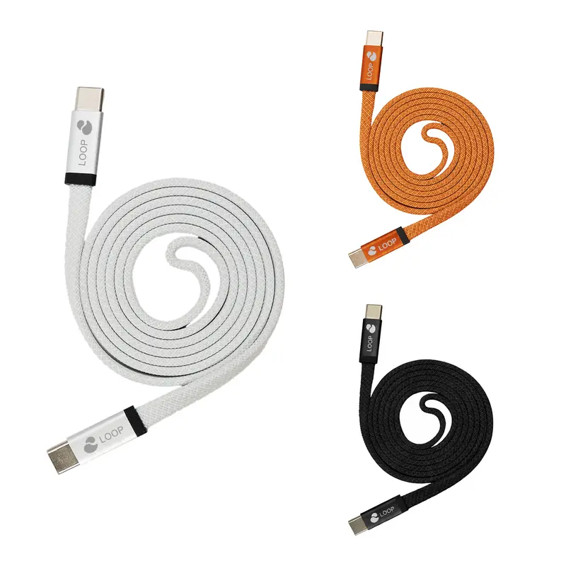 100W Magnetic Flat Braided Charging Cable – Charging Cables
