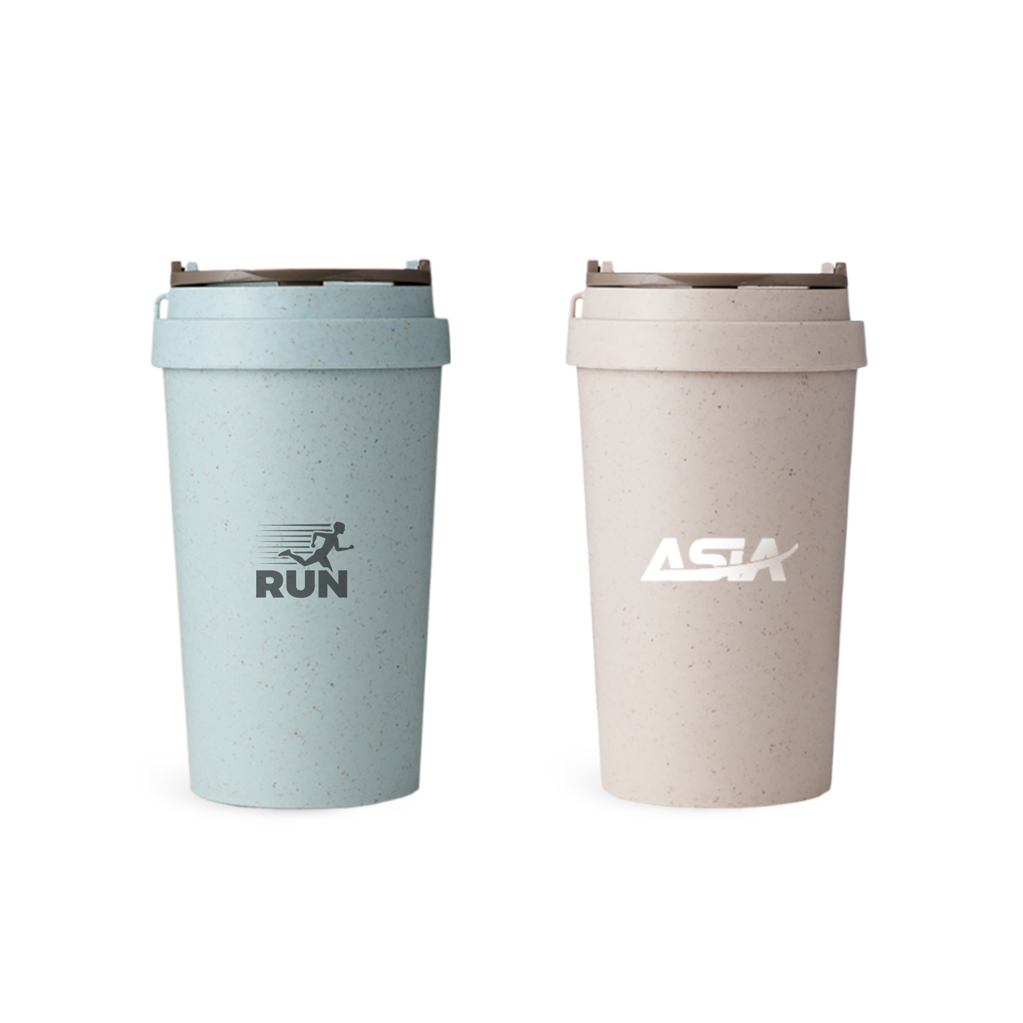 360ML Double Wall Wheat Straw Water Cup