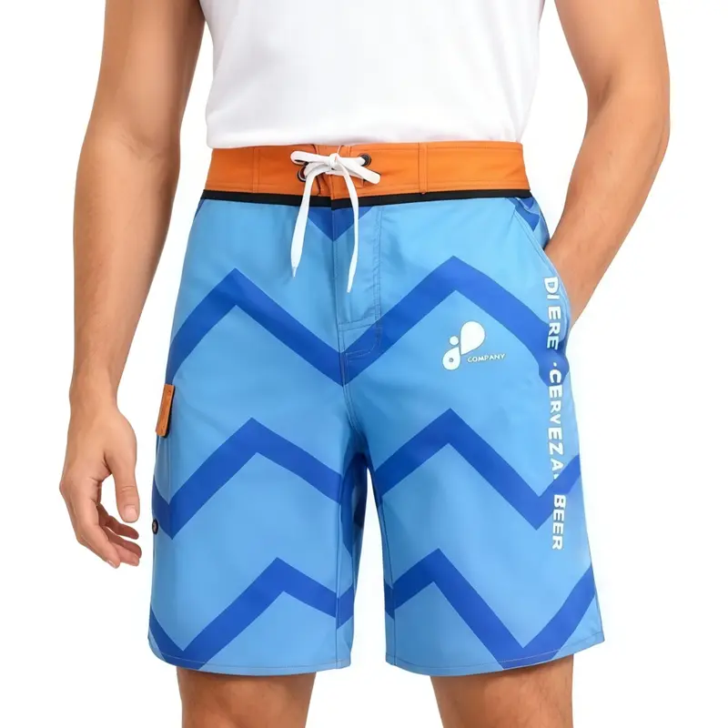 Men's Polyester Spandex Sublimated Swim Shorts Knee Length – Shorts – available in multi colour