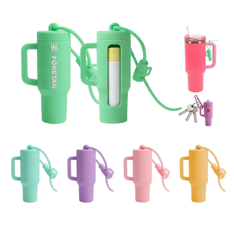 Lip Balm Holder Keychain – Misc Outdoors – available in blue, green, multi, pink colours and 2 more